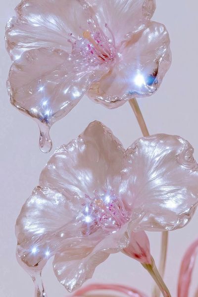 Pearl Blossom Botanical Print.