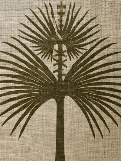 Palm Silhouette Botanical Print.