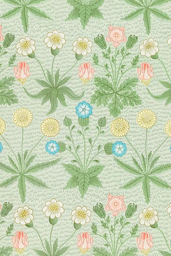 Botanical Repeat Pattern Print. poster detail