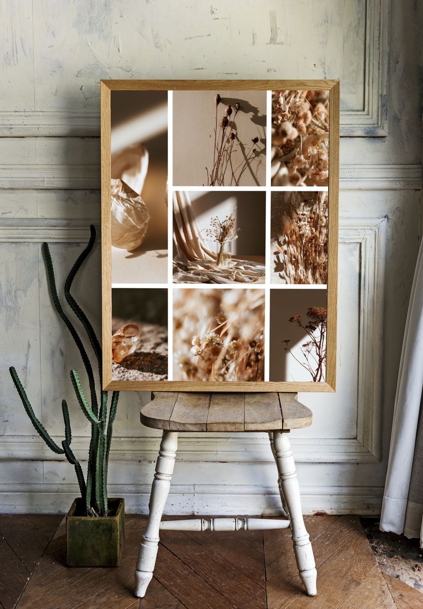 Dried Botanicals Still Life Poster. room preview