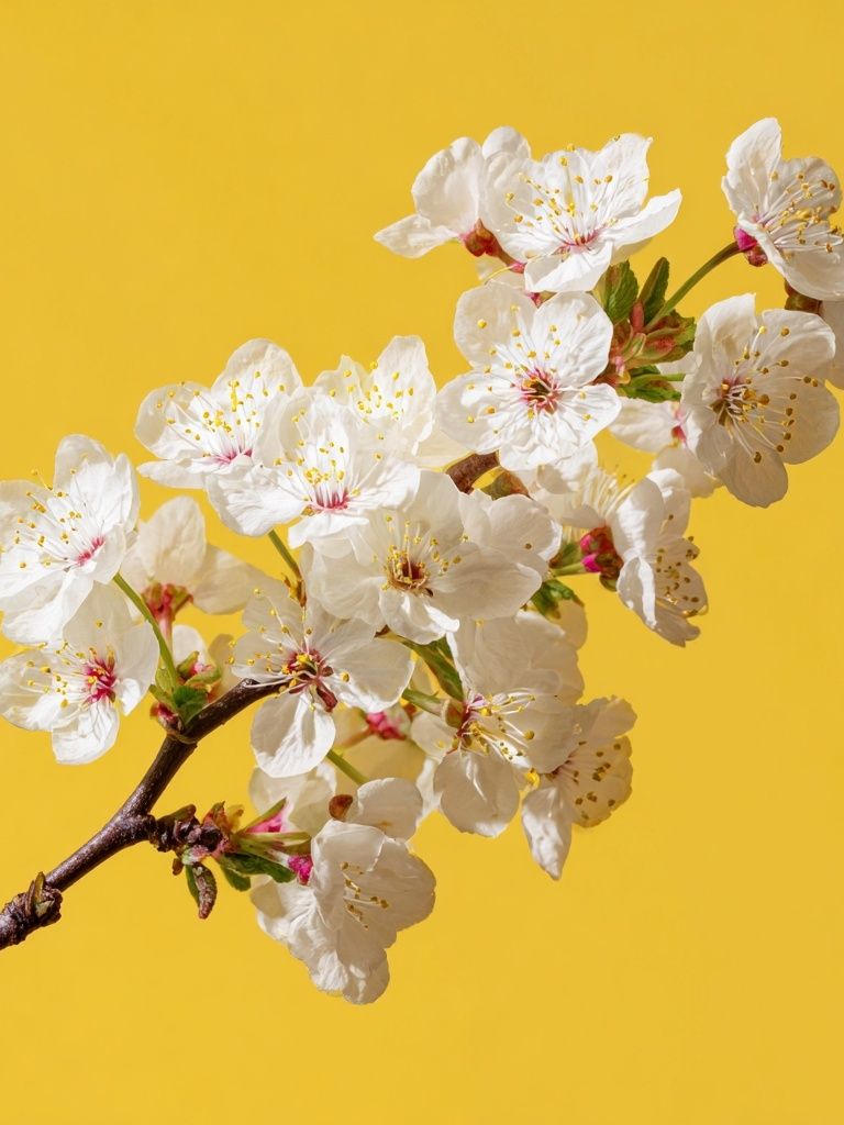 Cherry Blossom Branch Print. poster — botanical art