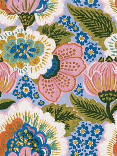 Floral Garden Pattern Print. poster