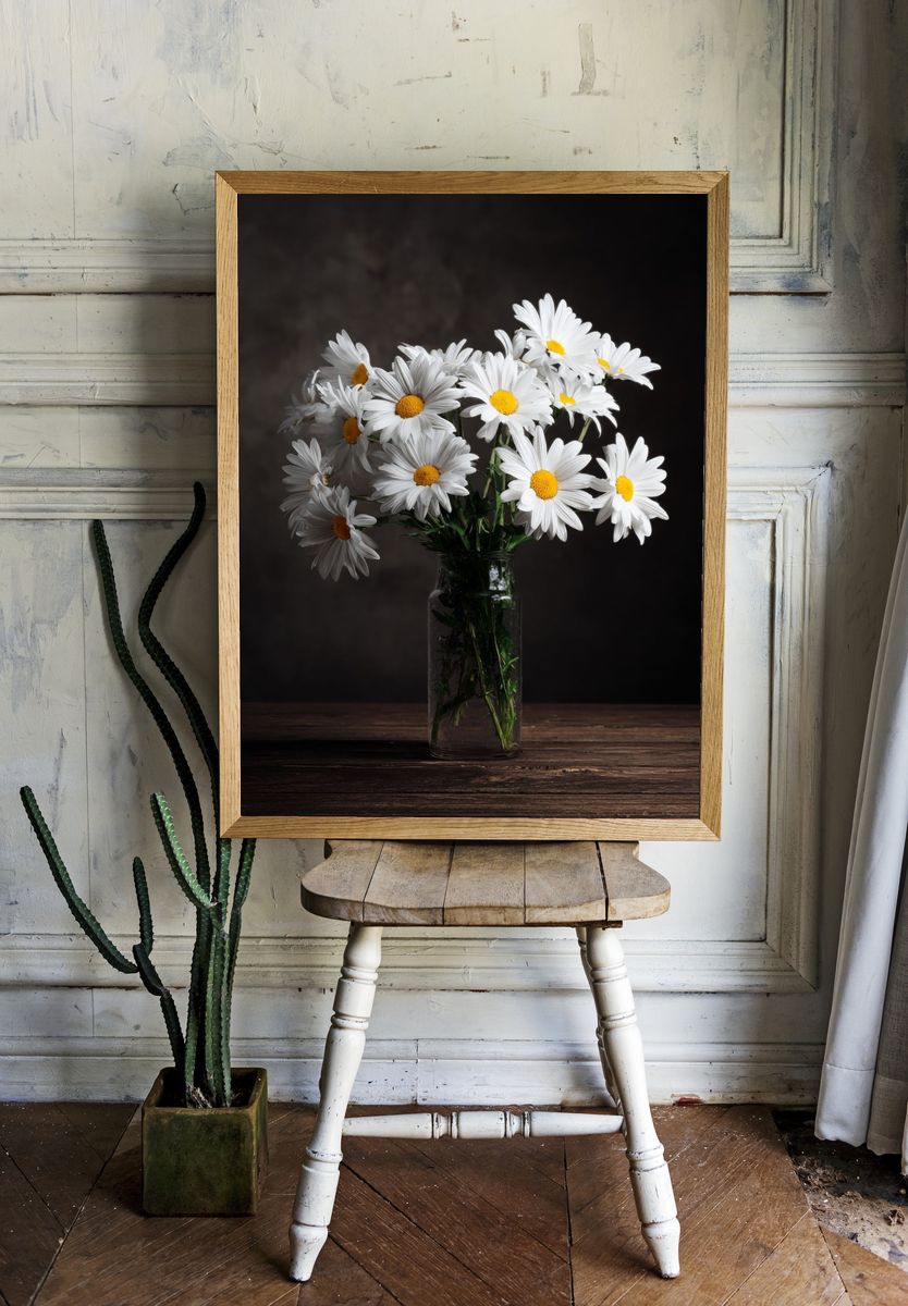 Daisy Bouquet — Photography Print. — room view 1