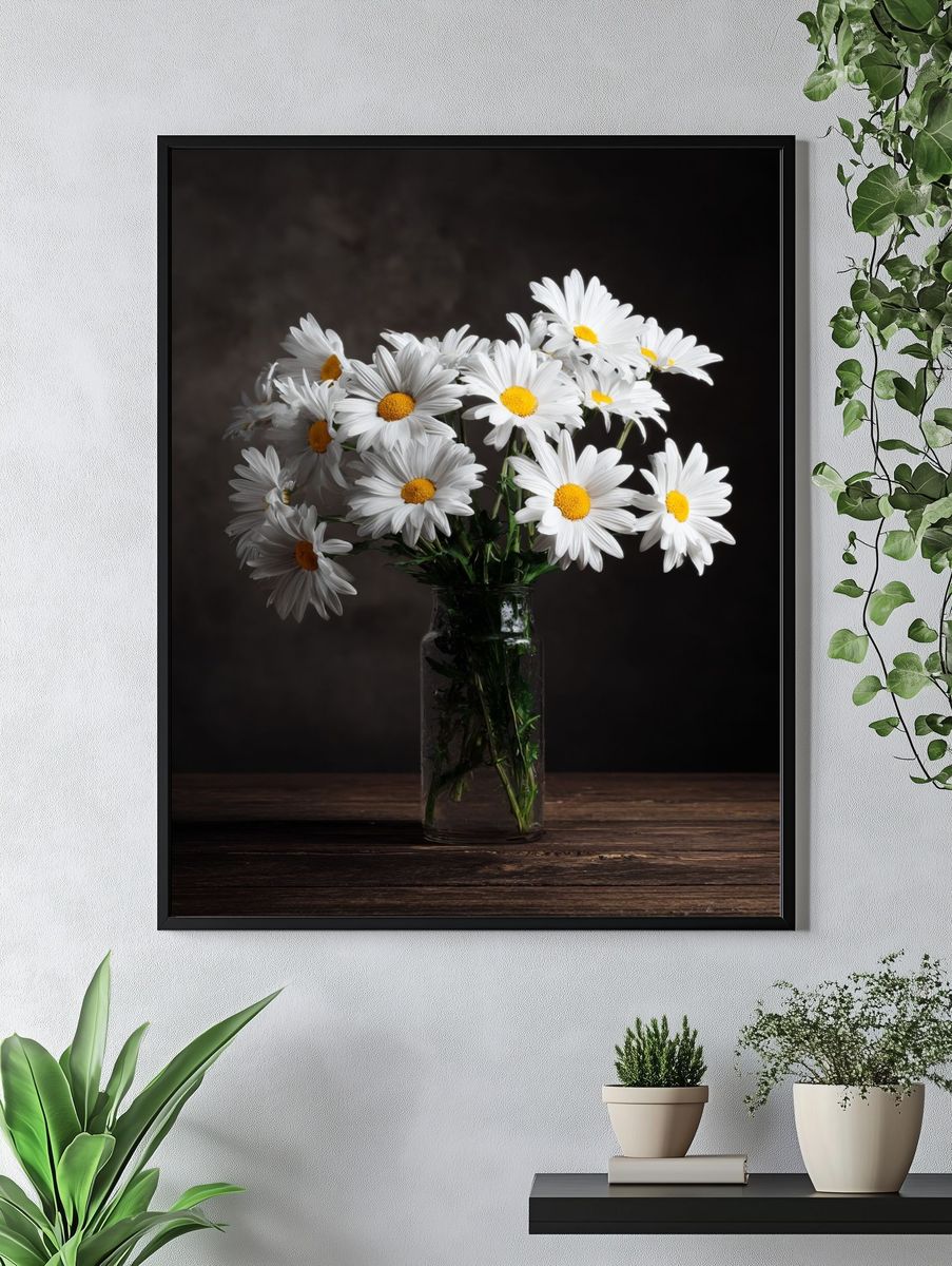 Daisy Bouquet — Photography Print. — room view 4