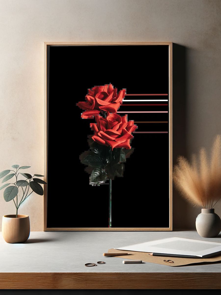 Beautiful red rose valentines day. — room view 2