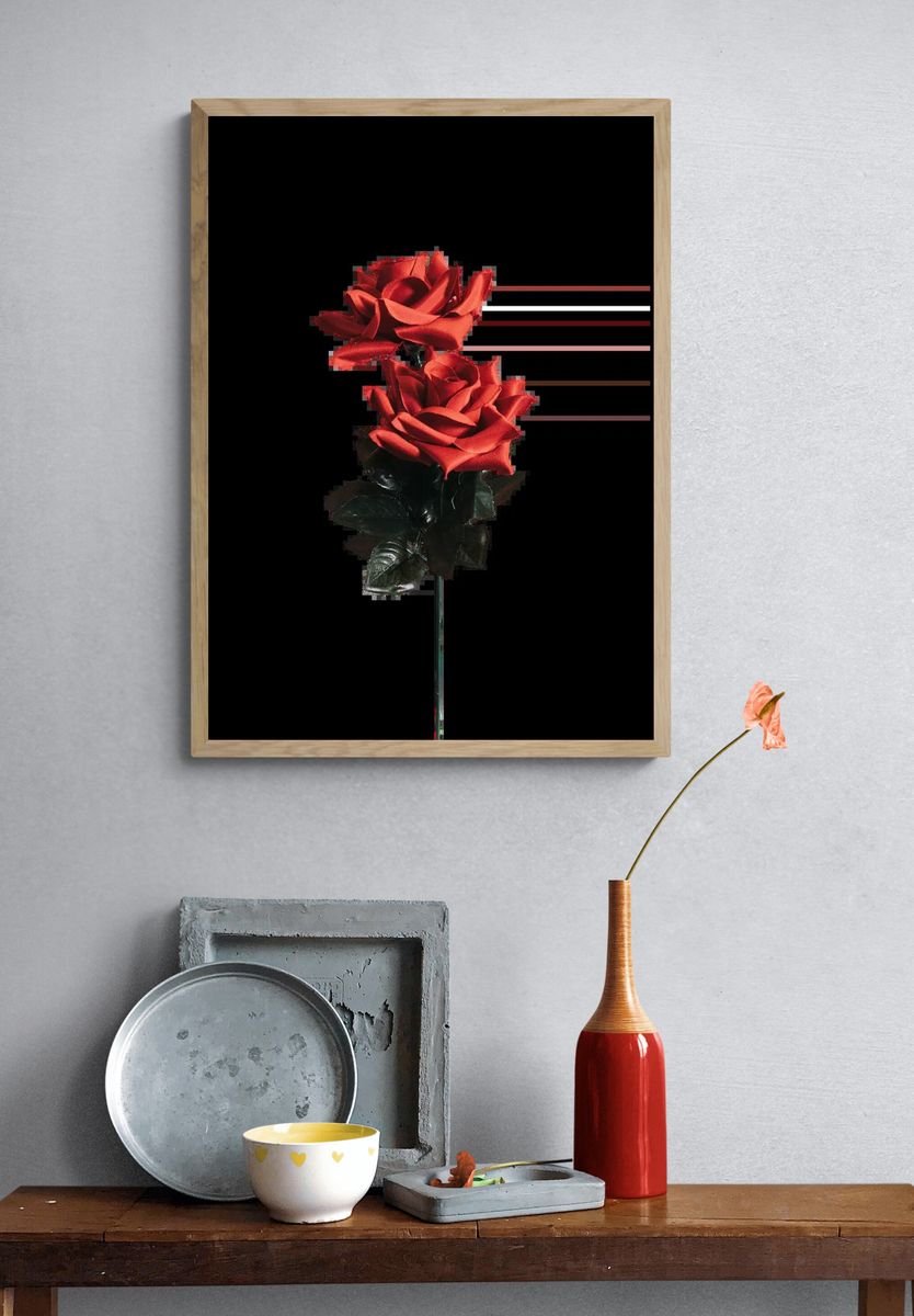 Beautiful red rose valentines day. — room view 3