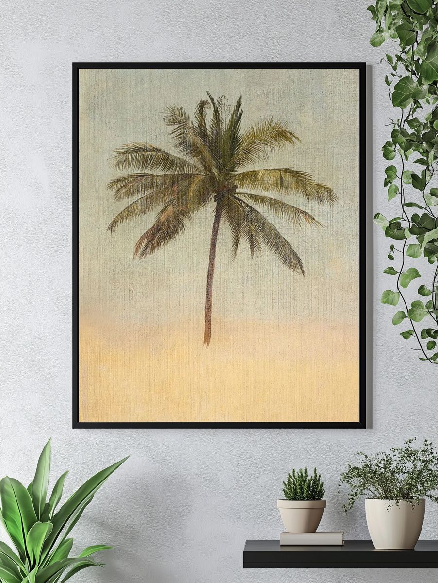 Trunk top palm tree painting. — room view 4