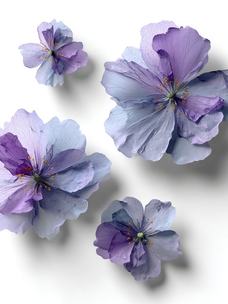 Lavender Blossom Botanical Print. poster — botanical art