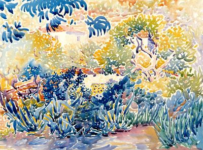 Artist's Garden Saint-Clair (1904–1905) painting.