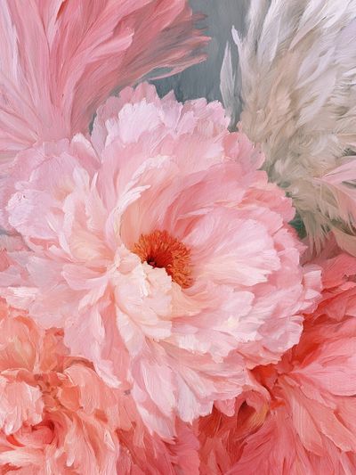 Pink Peony Bloom — Floral Print.