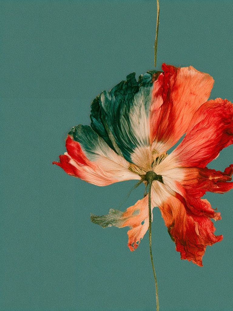 Pressed Poppy Botanical Poster. poster — botanical art