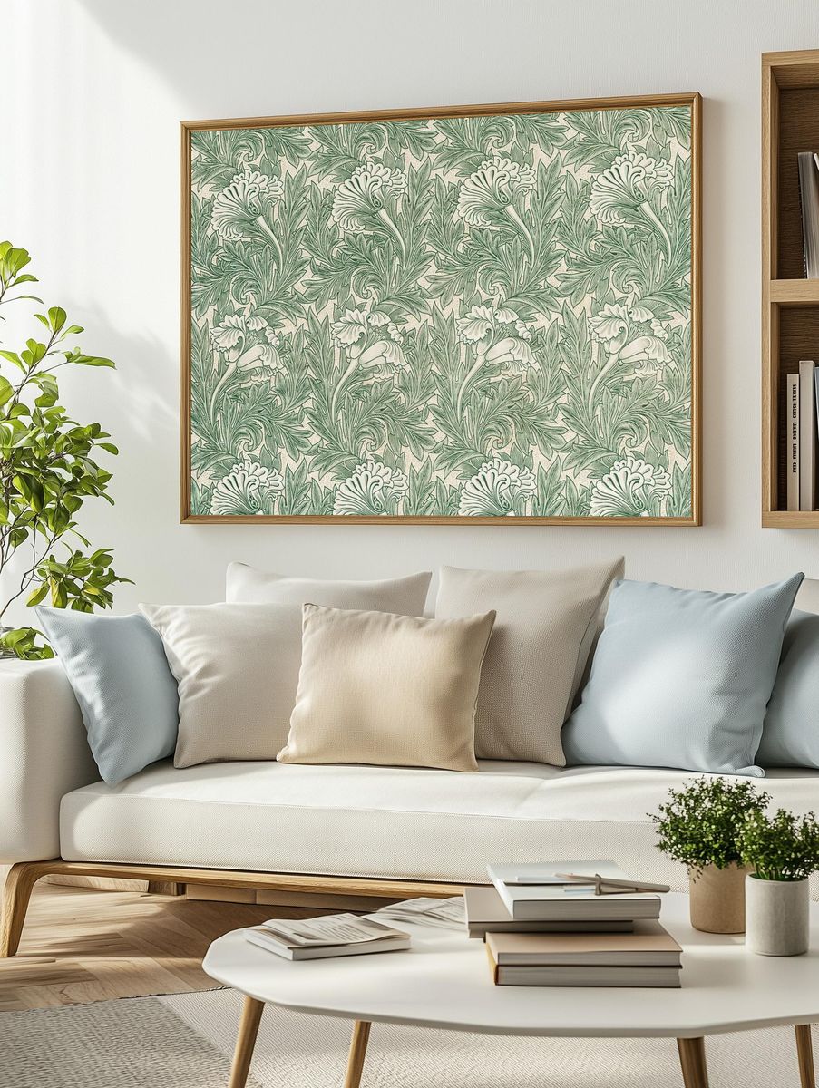William Morris 's Tulip (1875). — room view 2