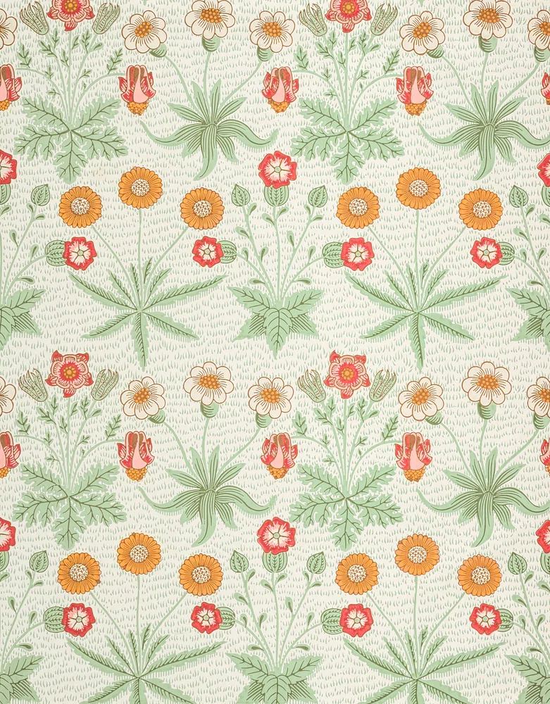 William Morris 's Daisy (1862). poster detail