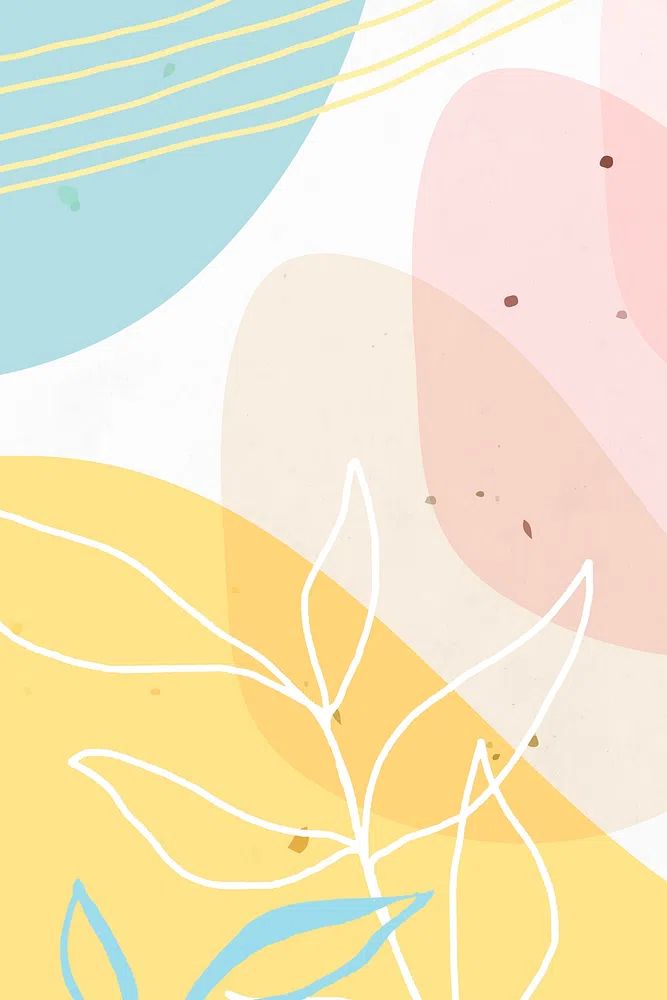 Abstract pastel Memphis patterned background. poster detail