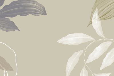 Tropical leafy background illustration. poster print