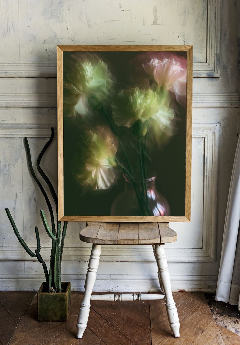 Dreamy Floral Bloom Print. — room view 1