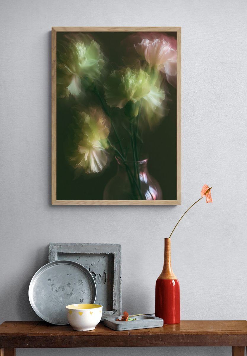 Dreamy Floral Bloom Print. — room view 3