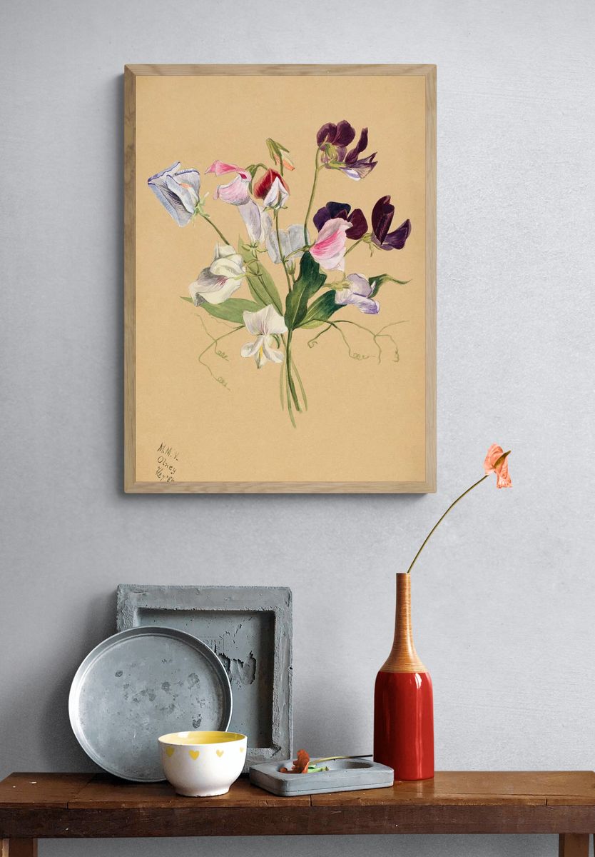 Flower Study (1886) Mary Vaux. — room view 3