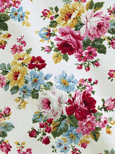 Vintage Floral Pattern Print.
