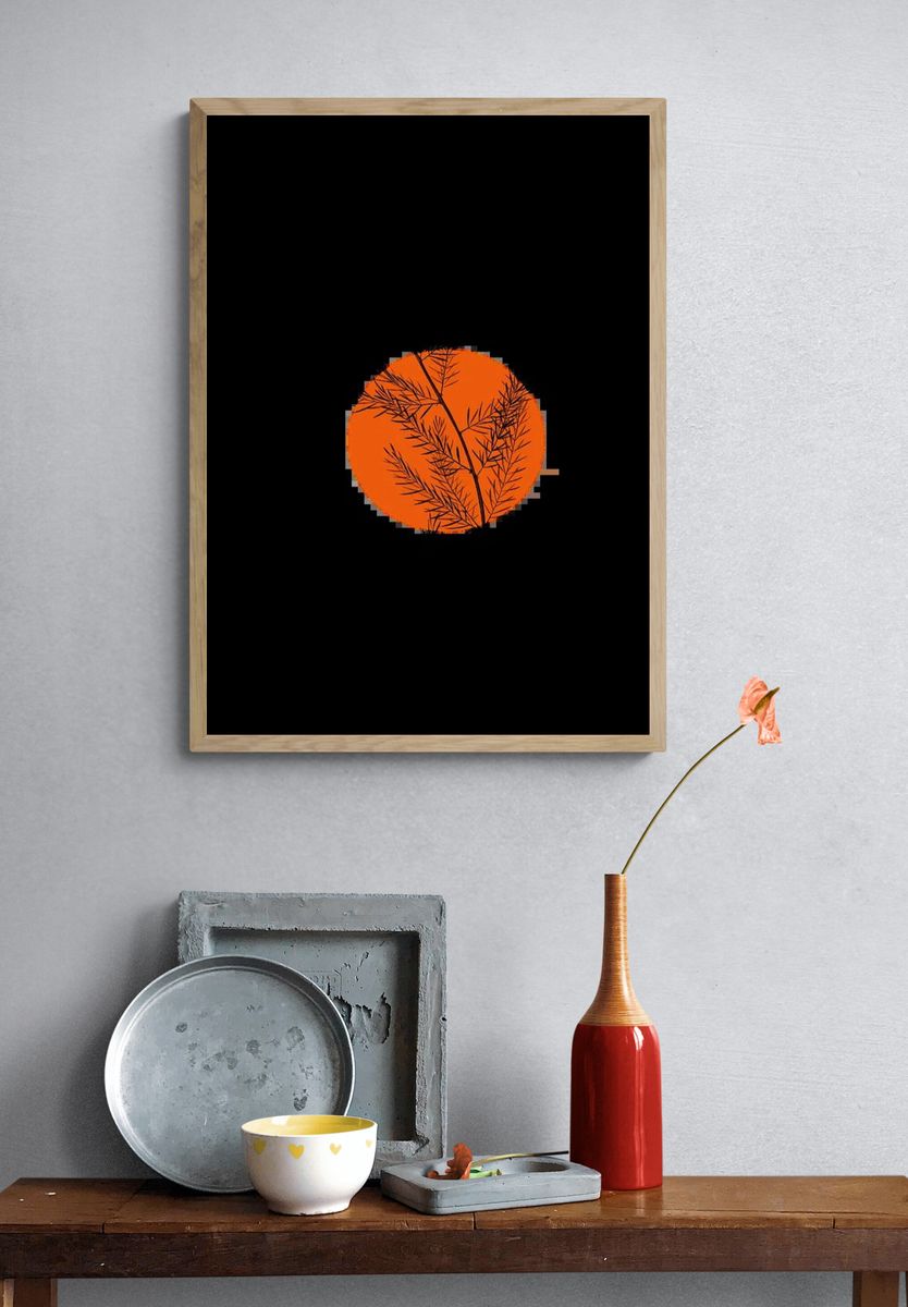 Lily of the Valley Botanical Print. — room view 3