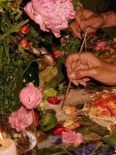 Floral Still Life Painting Poster.