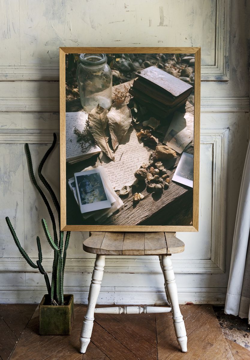 Botanical Still Life Photography Poster. room preview