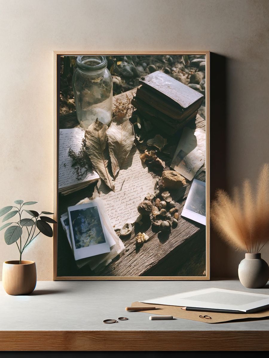Botanical Still Life Photography Poster. — room view 2