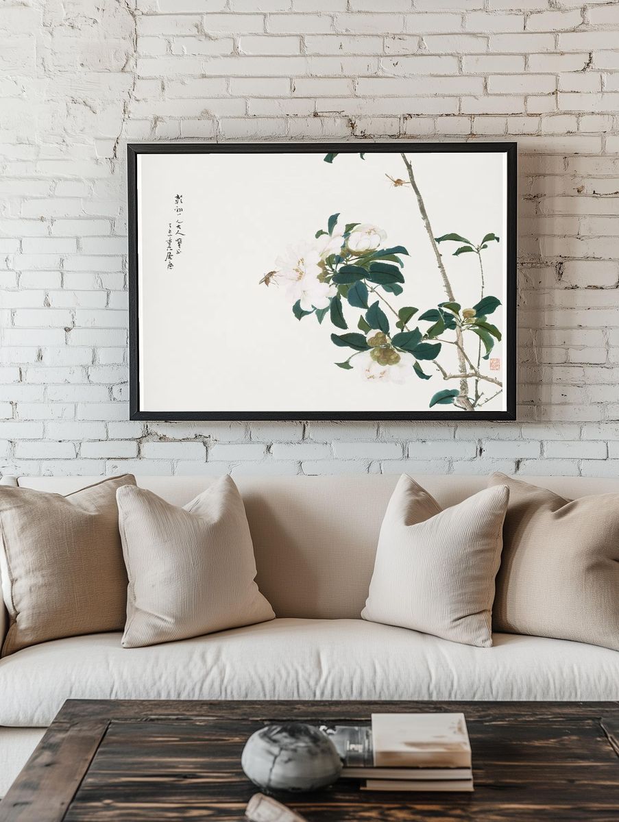 Insects and Flowers (Qing dynasty ca. 1644–1911). — room view 1