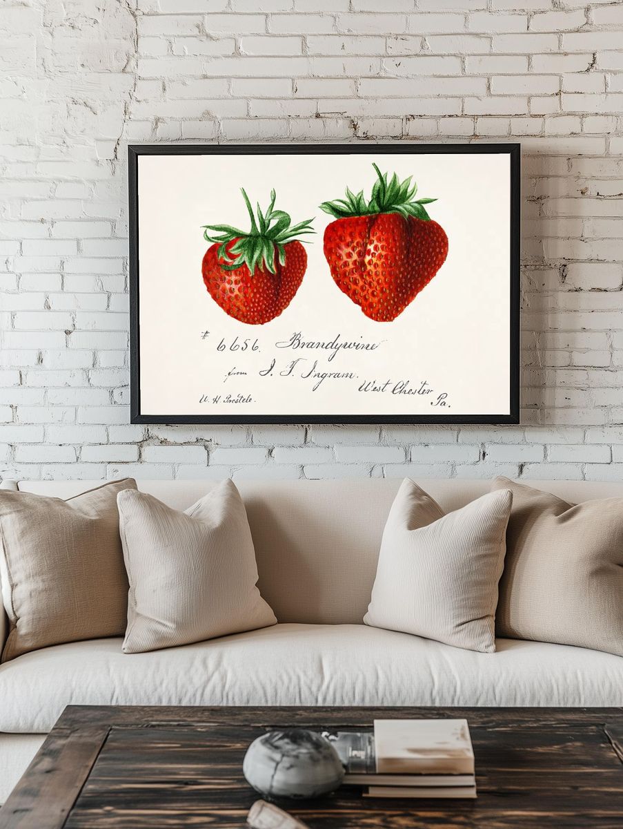 Strawberries (Fragaria) Deborah Griscom Passmore. — room view 1