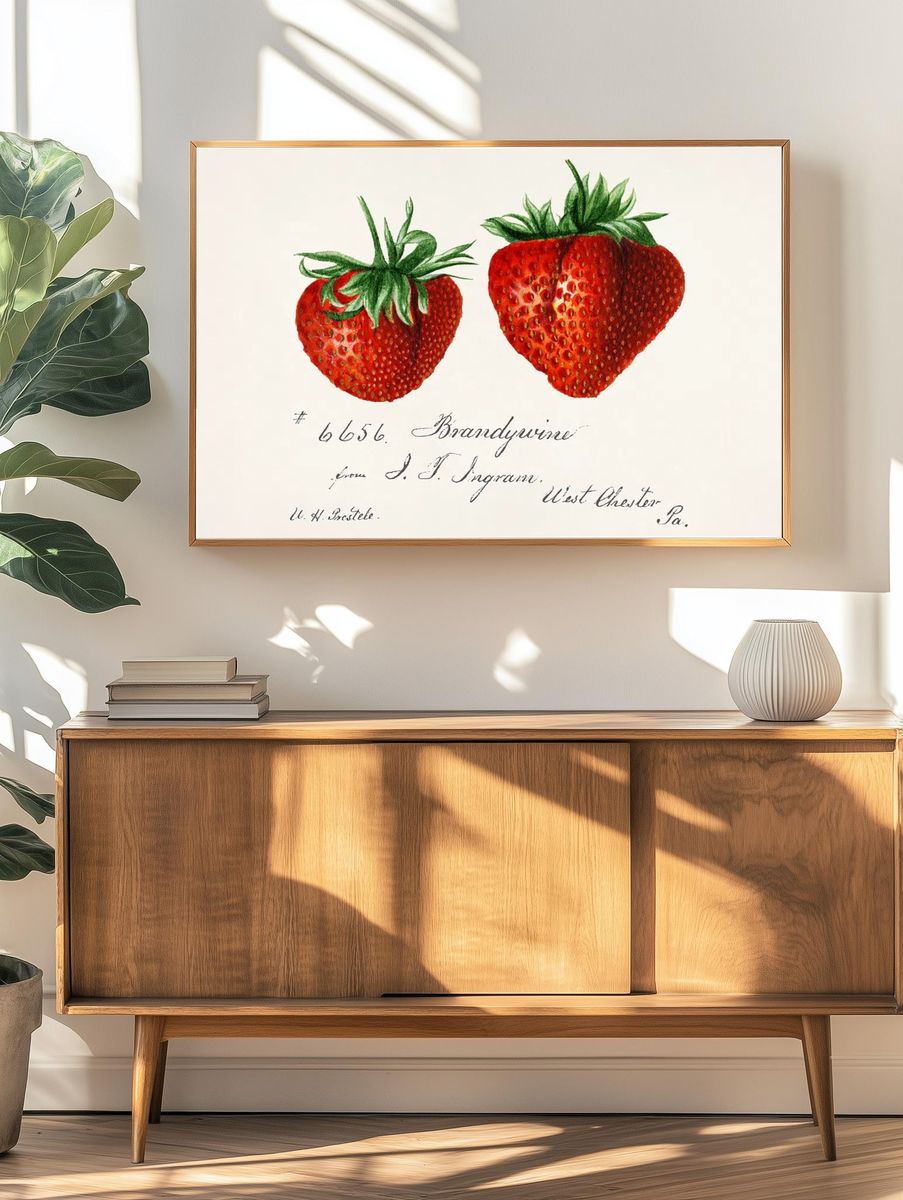 Strawberries (Fragaria) Deborah Griscom Passmore. — room view 3