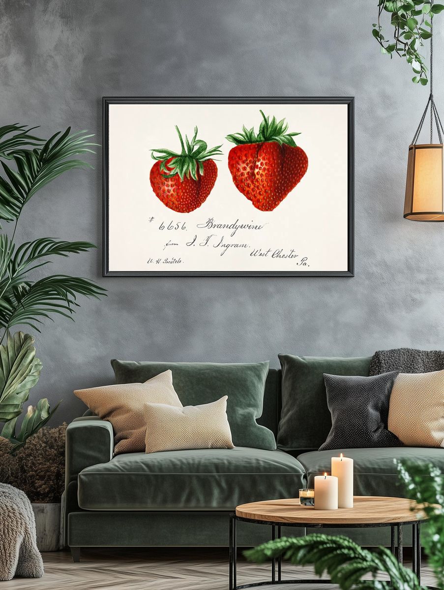 Strawberries (Fragaria) Deborah Griscom Passmore. — room view 4