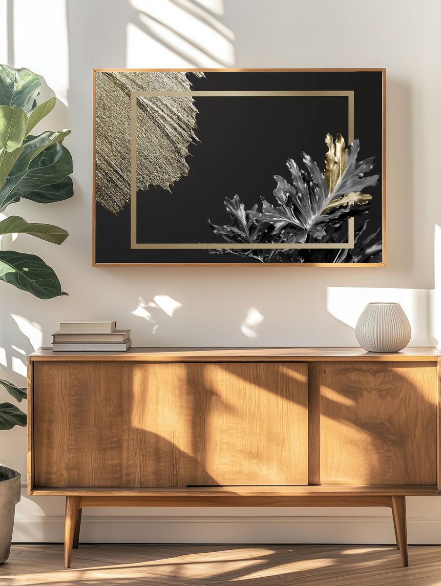 Pomegranate Botanical Print. — room view 3