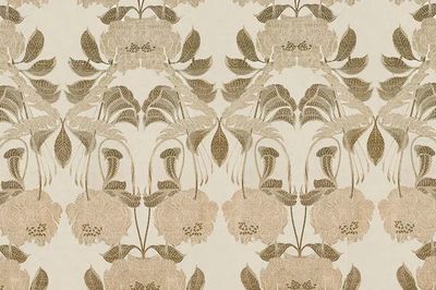 Silk Art Nouveau Design (1900). poster