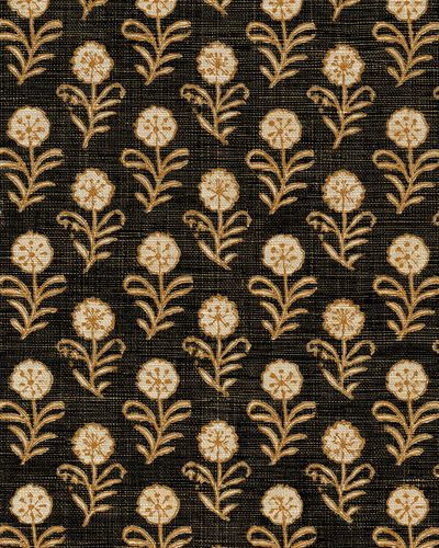 Floral Block Print Pattern Poster.