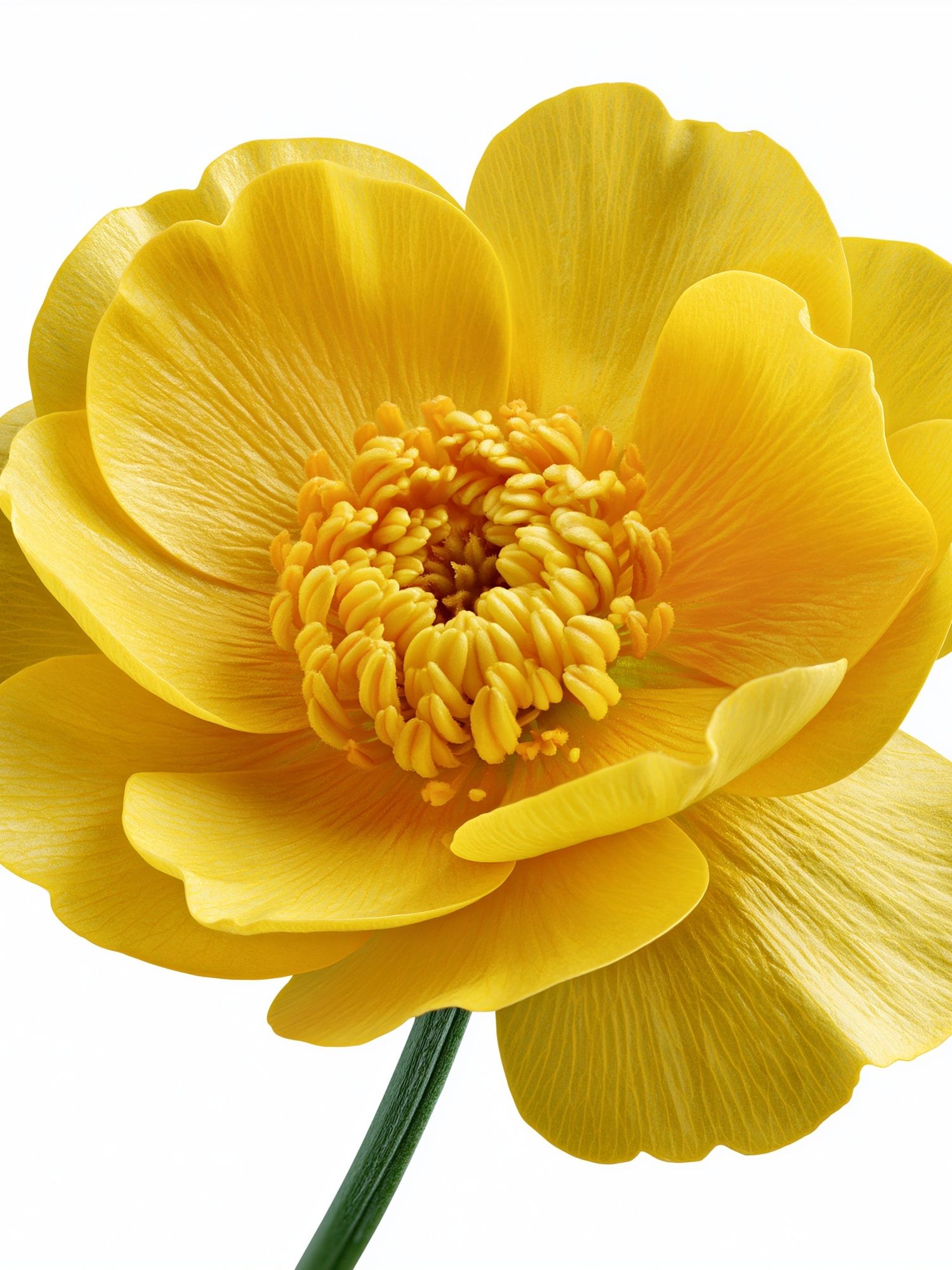 Yellow Buttercup Botanical Print. poster — botanical art