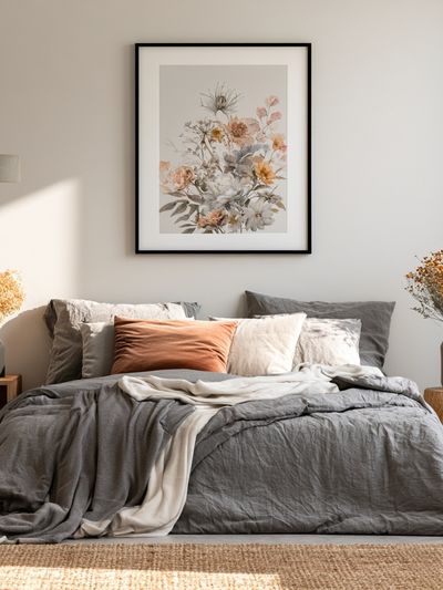 Soft Floral Bouquet Watercolor Print.