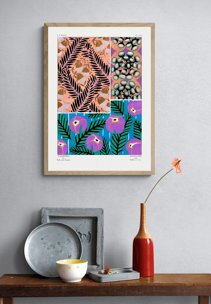 Vintage floral patterns, Art Nouveau. — room view 3