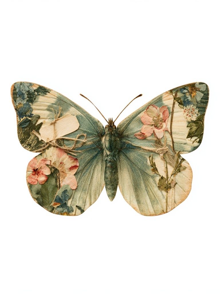 Botanical Butterfly Illustration Poster. poster — botanical art
