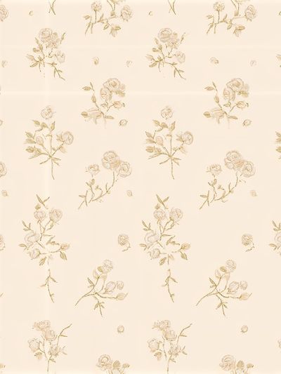 Delicate Floral Pattern Vintage Print. poster