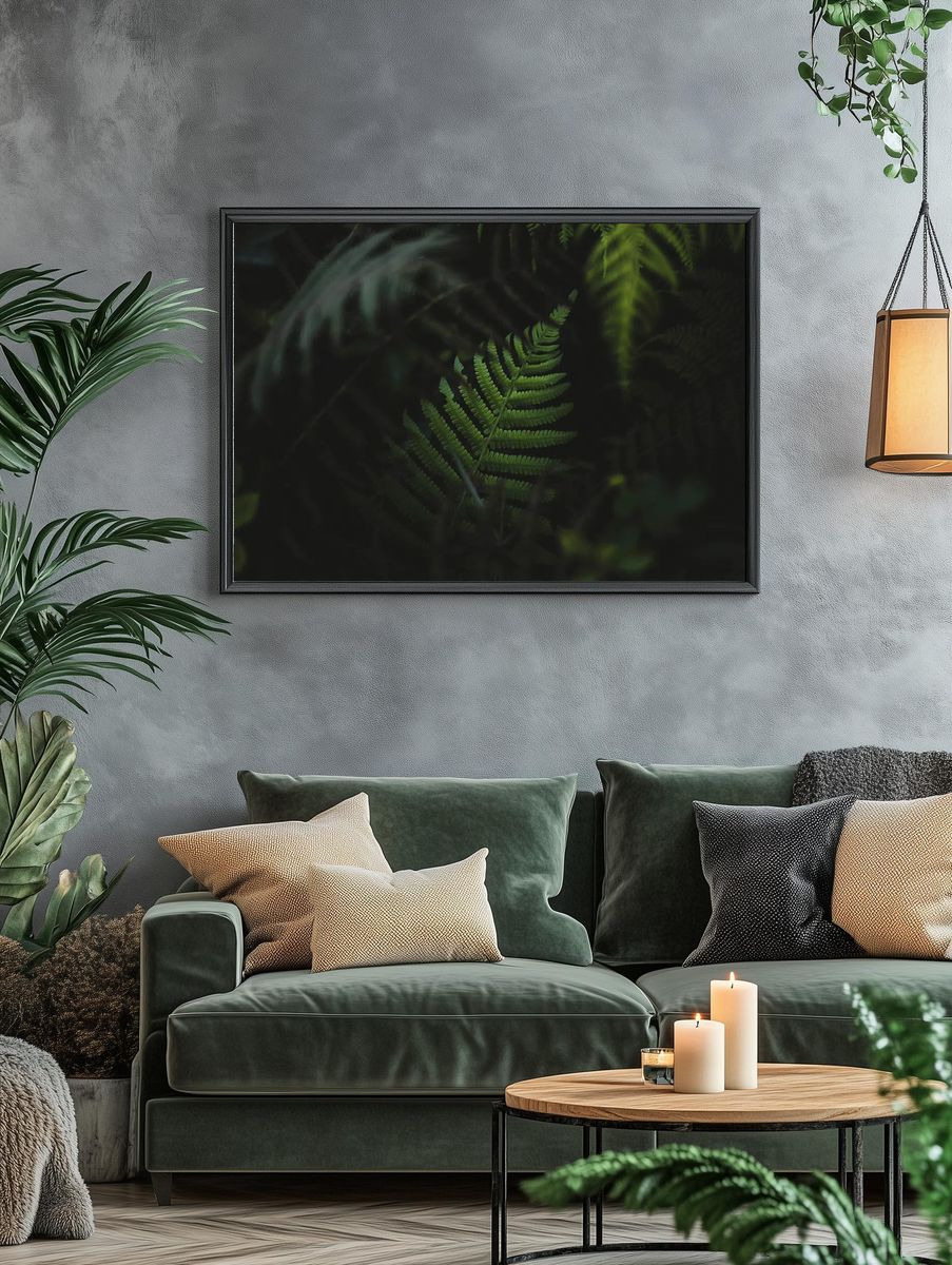 Fern leaves forest Oahu, Hawaii. — room view 4