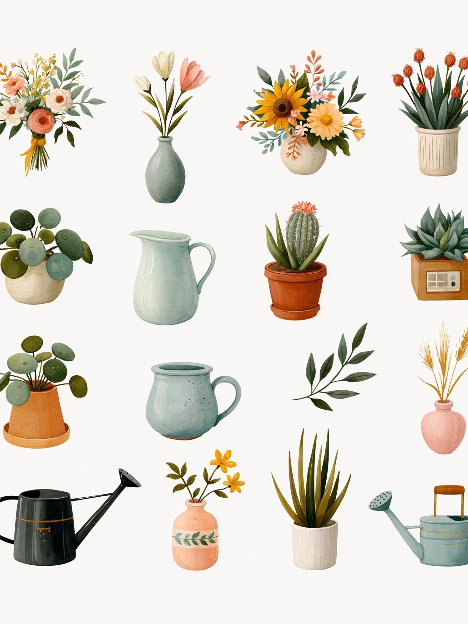Botanical Still Life Illustration Poster. poster detail