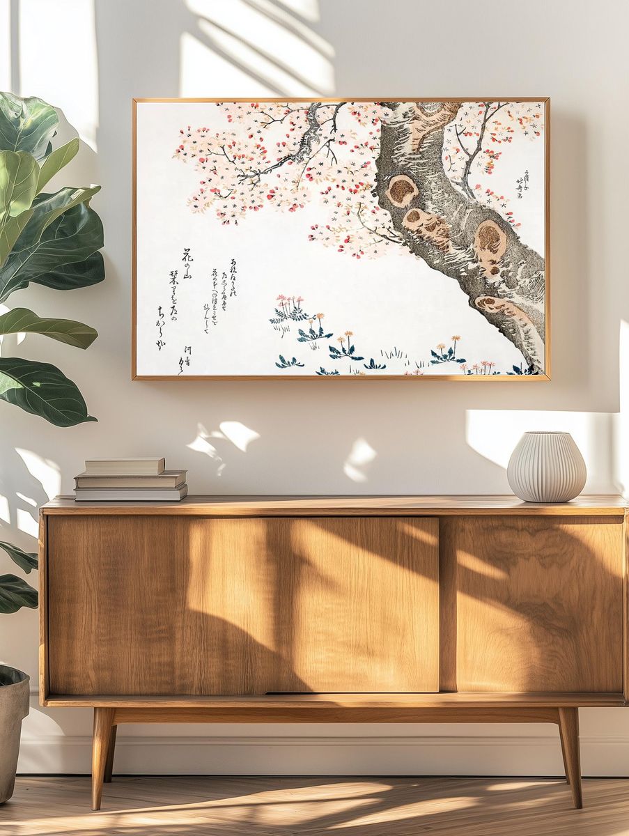 Katsushika Hokusai’s cherry tree (1760–1849). — room view 3
