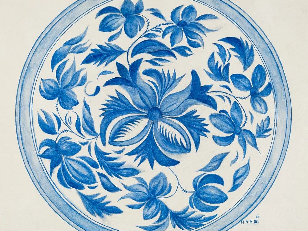 Plate (ca.1936) Margaret Stottlemeyer. Original. poster — botanical art