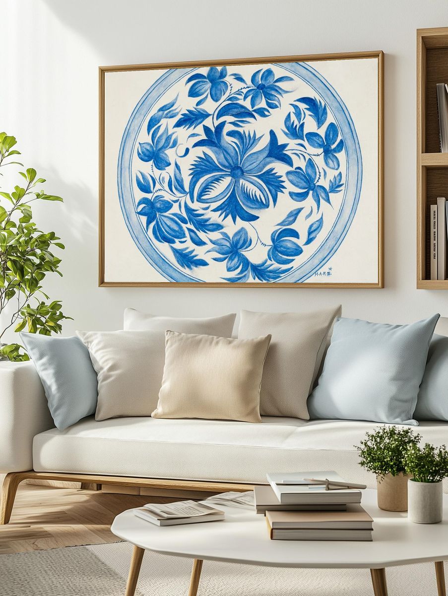Plate (ca.1936) Margaret Stottlemeyer. Original. — room view 2