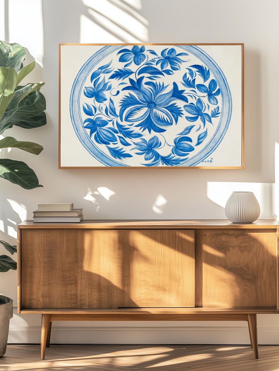 Plate (ca.1936) Margaret Stottlemeyer. Original. — room view 3