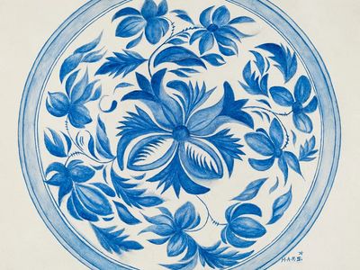 Plate (ca.1936) Margaret Stottlemeyer. Original.