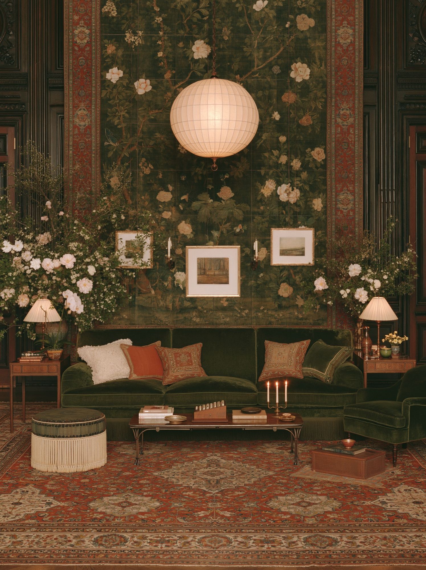 Botanical Velvet Salon Photography Poster. poster — photography art