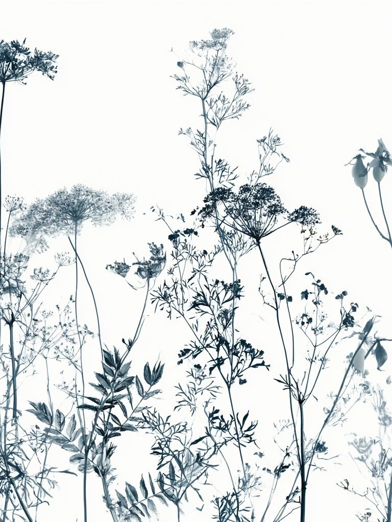 Wild Meadow Botanical Print. poster detail
