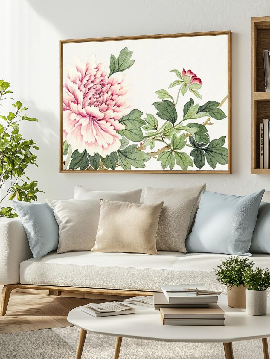 Flower painting late 18th century. — room view 2