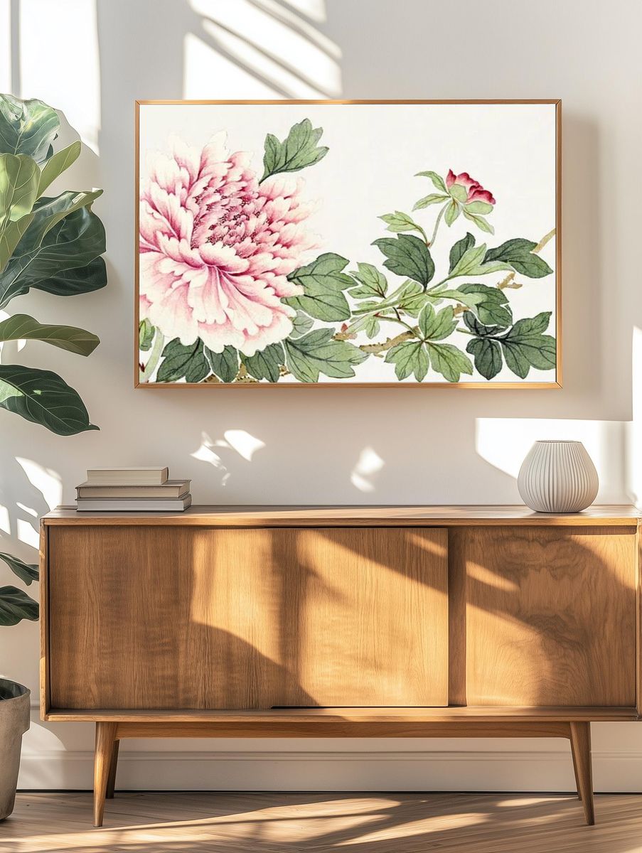 Flower painting late 18th century. — room view 3